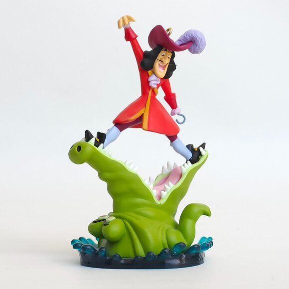 FUN 2008 Hallmark Peter Pan Captain Hook and Tick-Tock Croc Disney Ornament - Picture 5 of 14